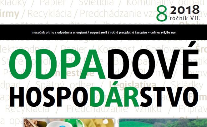 Čo by vám nemalo ujsť. ODPADOVÉ HOSPODÁRSTVO, 2018/08
